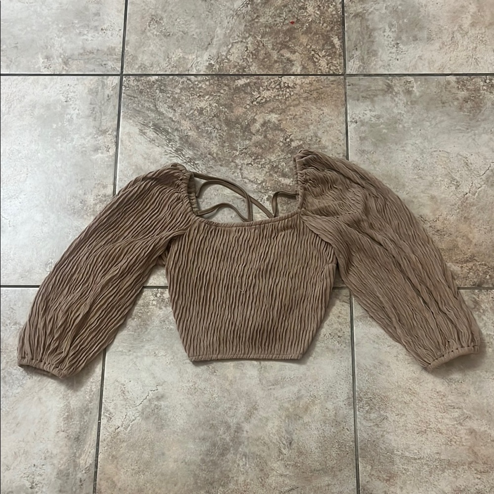 Elegant Brown Women's Top